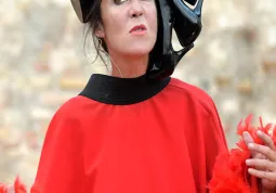 Paola Berton venerdì sera in piazza della Rossa